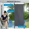 Outsunny Senkrechtmarkise, 120 x 220-310cm Produktbild-Vorschau 7