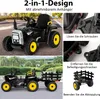 COSTWAY 12V třírychlostní traktor s odpojitelným přívěsem a Náhled obrázku produktu 5