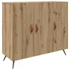 Buffet vidaXL en chêne Artisan 89,5 x 34 x 80 cm, aggloméré Voir les images du produit 2