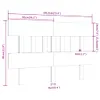 vidaXL Kopfteil Honigbraun 183,5x3x81 cm Massivholz Kiefer Produktbild-Vorschau 7