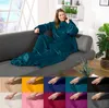 heimtexland ® Ärmeldecke TV Kuscheldecke mit Ärmeln Taschen Produktbild-Vorschau 4