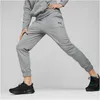 Puma PWRFLEECE Jogginghose Herren grau schwarz Gr L Produktbild-Vorschau 4