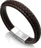 Edles Leder-Armband für Herren, breit mit Rindsleder und Produktbild-Vorschau 1
