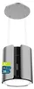 Cecotec Bolero Flux Cre 385500 Dunstabzugshaube Silber One Produktbild-Vorschau 1