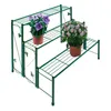 Schody na kwiaty 3 półki 78x55x65 cm Antik, ciemnozielony Podgląd zdjęcia produktu 1