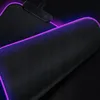 A close-up view of a gaming mousepad with RGB lighting. Produktbild-Vorschau
