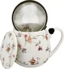 DUO FLORAL Fassbecher 430 ml SAFA mit Teesieb, New Bone Produktbild-Vorschau 3