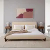 Polsterbett PATERNA gepolstert 180 x 200 cm, beige – Produktbild-Vorschau 2