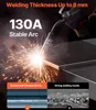 Saldatrice MIG VEVOR, saldatrice MIG sinergica da 130 A, Anteprima dell’immagine prodotto 3