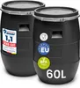 Garronda Set 2x 60 Liter Deckelfass Weithalsfass aus HDPE Produktbild-Vorschau 2