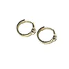 Creolen Gold 333/- Gelbgold Zirkonia poliert bicolor Produktbild-Vorschau 3