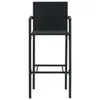 vidaXL Barhocker 4 Stk. Schwarz Poly Rattan Produktbild-Vorschau 2
