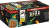 A mega-pack of Sheba cat food pouches, showing the packaging and some of the food. Produktbild-Vorschau