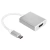 USB Typ C // HDMI Adapter Kabel Konverter Metallgehäuse Produktbild-Vorschau 3