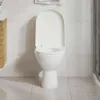 vidaXL Toilettensitz mit Absenkautomatik Weiß Quadratisch Produktbild-Vorschau 2