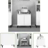 The Living Store Vanity unit white 58x33x60 cm materiál na Náhľad obrázku produktu 1