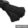 Intirilife 31m de corde en nylon Outdoor en NOIR - corde de Voir les images du produit 6