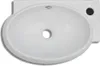 vidaXL Lavabo con foro per rubinetto e foro per troppopieno Anteprima dell’immagine prodotto 4