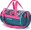 A studio shot of a duffel bag with a floral pattern. Podgląd zdjęcia produktu