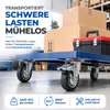 4er Set Schwerlastrollen mit Bremse – Lenkrollen bis 400 kg Produktbild-Vorschau 8