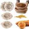 4-teiliges Leinen-Brot-Gärkörbe-Set, Back-Leinen mit Produktbild-Vorschau 8
