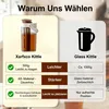 Cold Brew Kaffeezubereiter 1L Eiskaffee Krug mit Sieb Produktbild-Vorschau 5