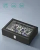 SONGMICS Krabička na hodinky s 12 přihrádkami, skleněné Náhled obrázku produktu 9