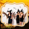 12 Halloween Hexenhüte zum Aufhängen mit Schnur & Haken Náhľad obrázku produktu