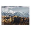 DEQORI Glasbild Echtglas 90x60 cm 'Bergkettenpanorama' Produktbild-Vorschau 2