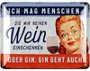 LANOLU Blechschilder retro Bar Deko, Bar Schild GIN, Produktbild-Vorschau 1