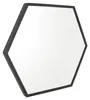 LOFT42 WandWandspiegel  Hexagon Large - schwarz - 58x50 Produktbild-Vorschau 1
