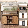 Buffet COSTWAY en bois, meuble de rangement pour cuisine Voir les images du produit 5