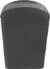 A dark gray trash can with a flip lid, shown from the front against a white background. Náhled obrázku produktu