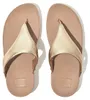 FitFlop Lulu leather toepost  Teenslippers - goudkleur - Productafbeelding-voorbeeld 10
