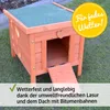 zooprinz Mini Hasenhaus Hasenstall mit Klappdach Wetterfest Produktbild-Vorschau 8