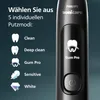 A close-up marketing image of a Philips Sonicare electric toothbrush, highlighting its different cleaning modes with icons and text. Anteprima dell’immagine prodotto