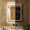 Badezimmerspiegel Touch 80 x 60cm LED 3 Lichtfarben dimmbar Produktbild-Vorschau 11