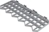 A gray plastic rack with a grid pattern, likely for a dishwasher. Produktbild-Vorschau