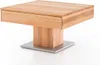 Zeitloser Couchtisch ELIAS Kernbuche Massiv geölt 75x75 cm Produktbild-Vorschau 1