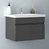 Waschtisch mit Unterschrank 60cm BERGEN Badmöbel Set Produktbild-Vorschau 1