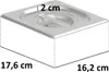 Mahlzeit GN Behälter 1/6 mit Deckel, Höhe 65 mm, Edelstahl Produktbild-Vorschau 3