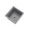 A top-down view of a gray sink basin. Anteprima dell’immagine prodotto