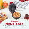 Mini Waffelmaschine -4,5 Zoll (ca. 12,2 cm) Waffelform, Produktbild-Vorschau 3