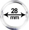 Kapsle (pouzdro) na mince, vnitřní průměr 28 mm Náhled obrázku produktu 1