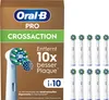 Oral B Ersatz Pro Cross Action 10 Köpfe geeignet für Loch Produktbild-Vorschau 1