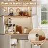 Modern wit sideboard met LED-verlichting – minimalistisch Productafbeelding-voorbeeld 9