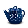 Kuketo | Emaille Wasserkessel 1 l Blau mit weißen Punkten – Produktbild-Vorschau 2