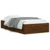 The Living Store Bettgestell mit Schubladen Braun Produktbild-Vorschau 3