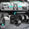 Chariot pliable KESSER® avec pneus larges | 2 filets inclus Voir les images du produit 5