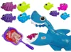 Leantoys Hai Badespiel Fischfangnetz Fischlandekescher Produktbild-Vorschau 2